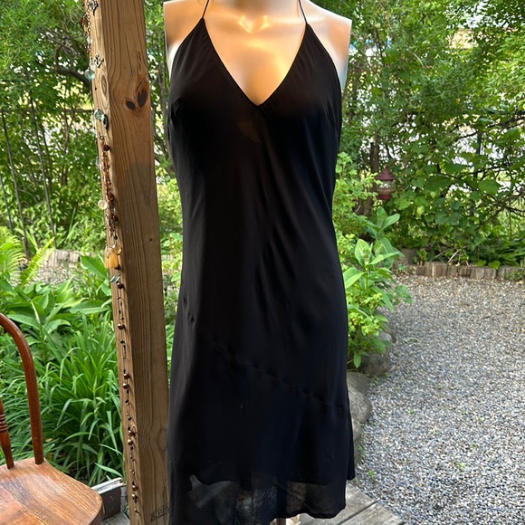 Dresses & Skirts - SALE Sisley Italy little black halter dress.